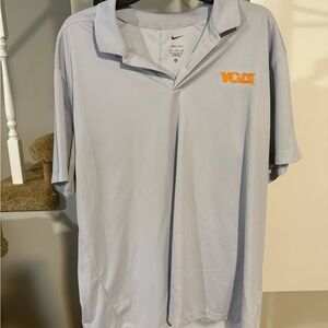 Nike Gray Performance Polo Shirt Tennessee